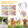 4-in-1 Retractable Dog Leash with LED Light & Poop Bag Dispenser