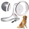 4-in-1 Retractable Dog Leash with LED Light & Poop Bag Dispenser