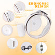 4-in-1 Retractable Dog Leash with LED Light & Poop Bag Dispenser